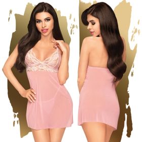 Penthouse Bedtime Story Baby Doll With Thong-PINK S/M-Boxed